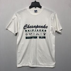 Vintage Chesapeake Skipjacks Booster Club T-Shirt Tee Size Large M213 -29